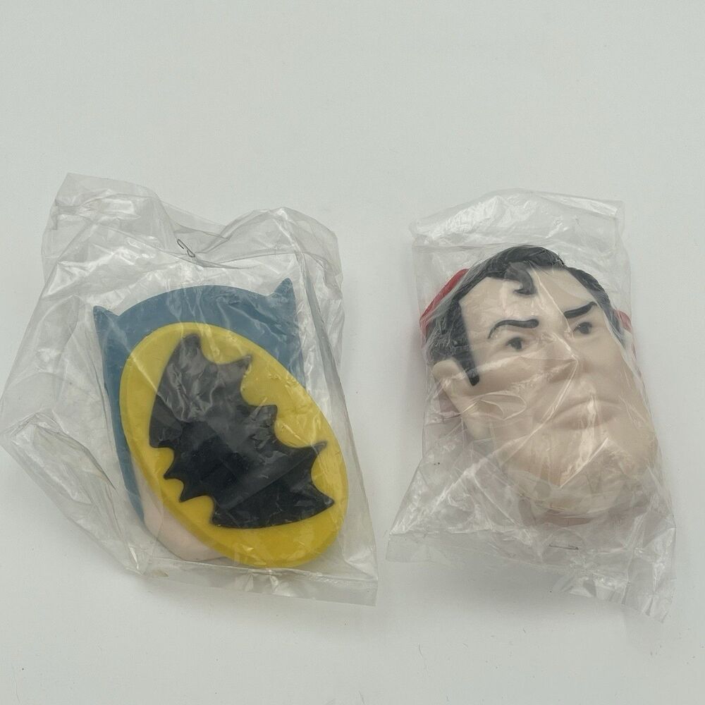 Wilton Batman Superman Super Hero Cake Pan Set Vintage 1977 With Box - Complete - Picture 15 of 16